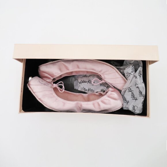 RARE NIB Hello Kitty Bernice Pink Satin Ballet Pointe Style Flat Size 9 - Picture 12 of 15